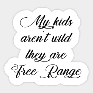 Free Range Kids Sticker